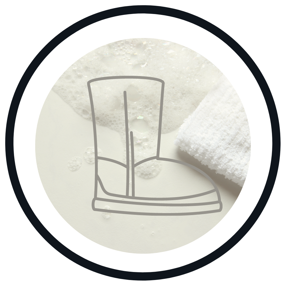 Condtioner, protector, shampoo, stains, care products, cleaning uggs, remove stains, boot care, brush, care kit, clean, cleaning, footbed, innersoles, oil, repellent, replacement, restore, sheepskin, sponge.