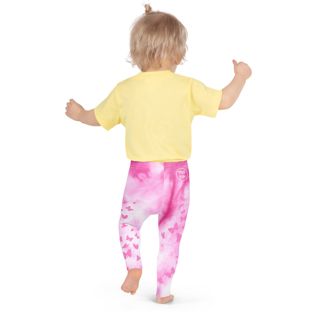 Butterfly Pink Kid's Size 2-7 Leggings