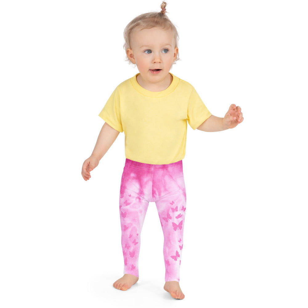 Butterfly Pink Kid's Size 2-7 Leggings