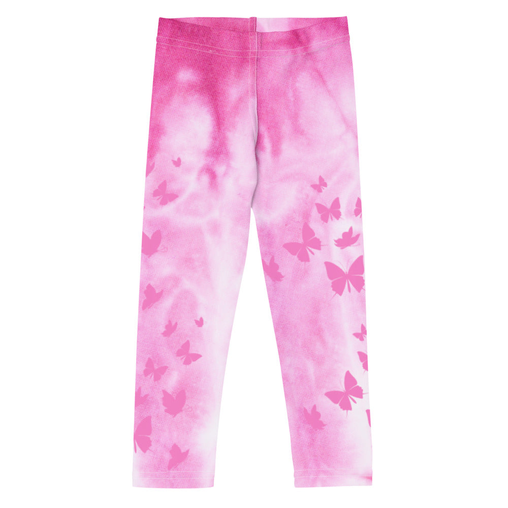 Butterfly Pink Kid's Size 2-7 Leggings