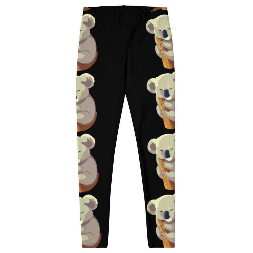 Koala Lover Black Leggings