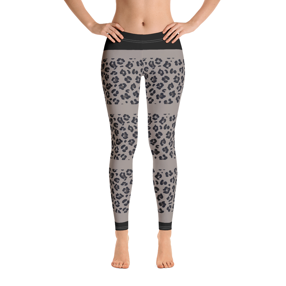 Leopard Print Leggings - Light Colour