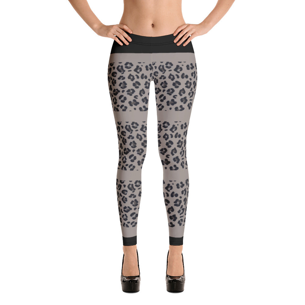 Leopard Print Leggings - Light Colour