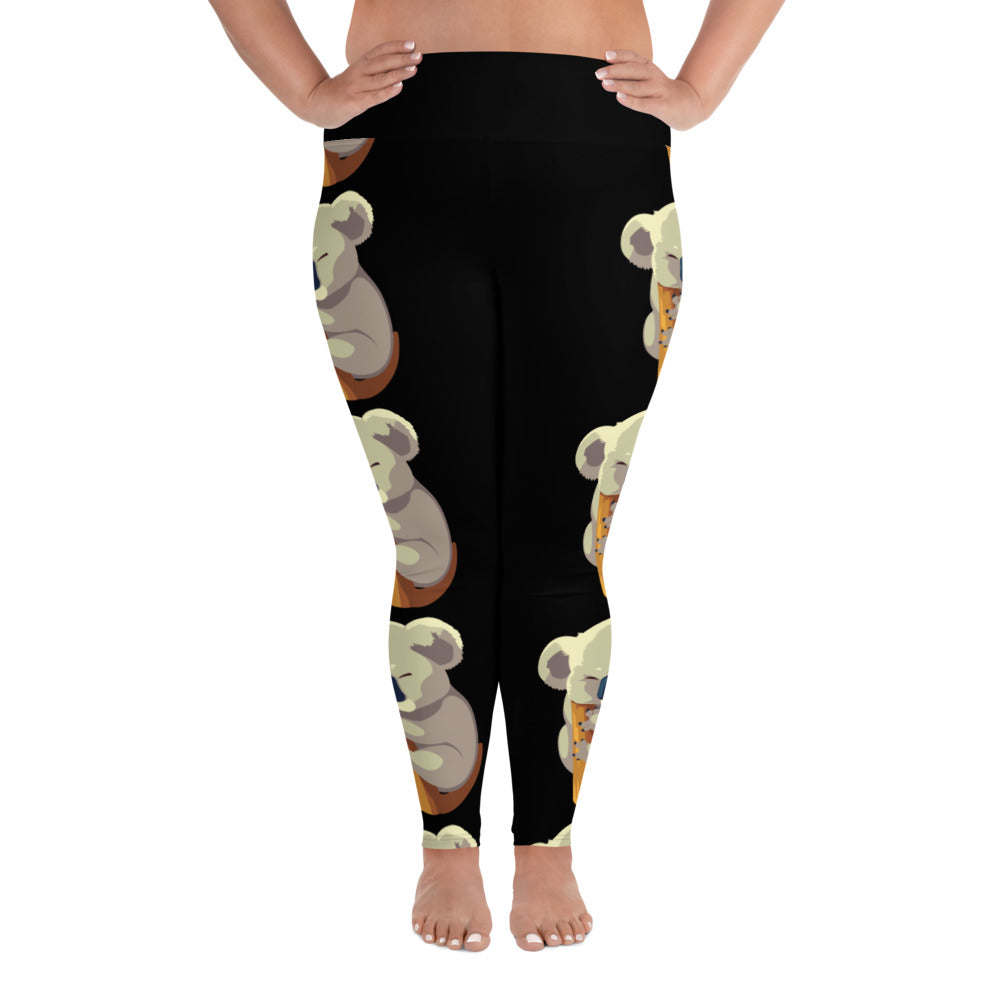 Koala Lover All-Over Print Plus Size Leggings