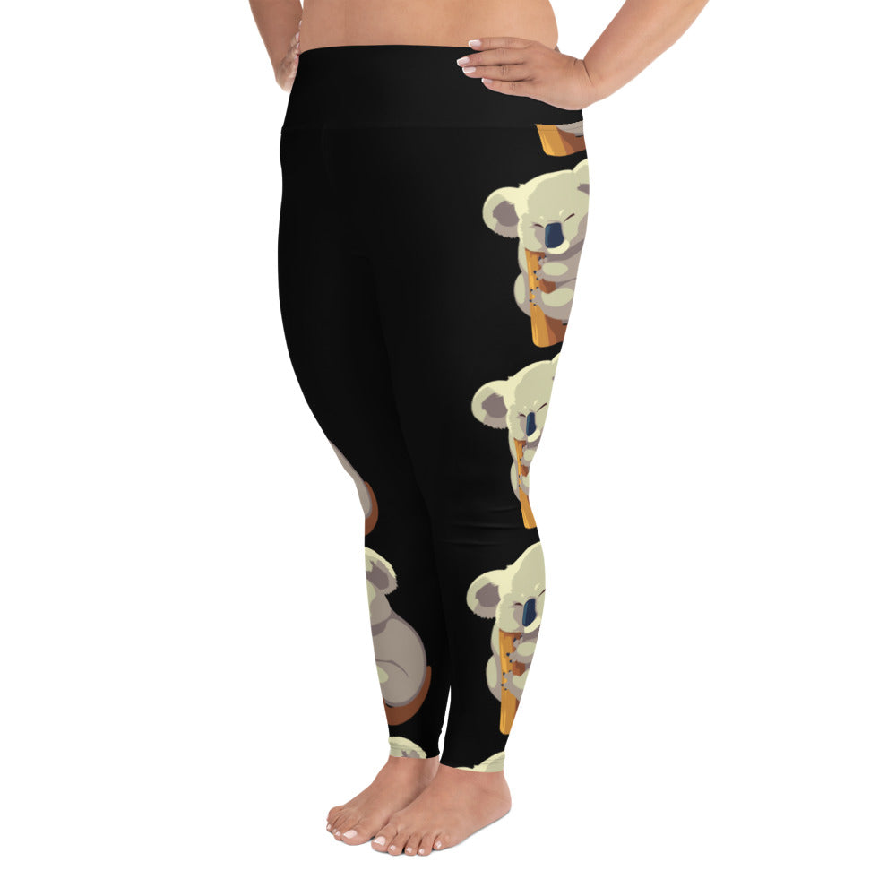 Koala Lover All-Over Print Plus Size Leggings