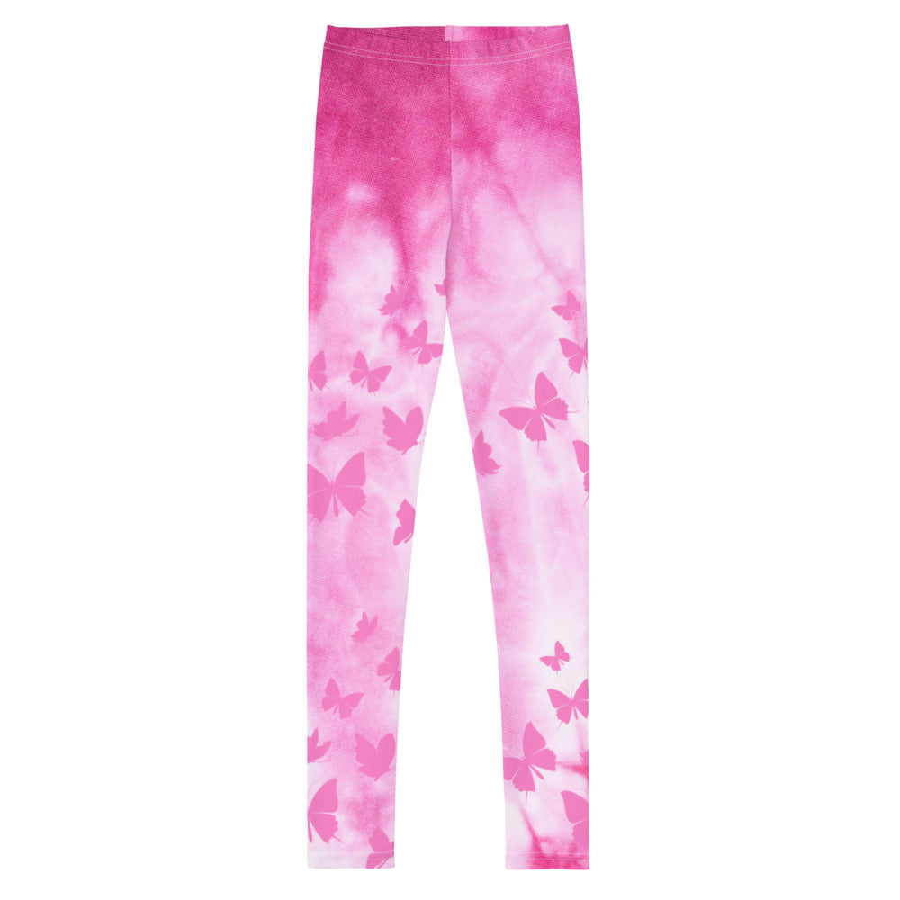 Butterfly Pink Youth Leggings