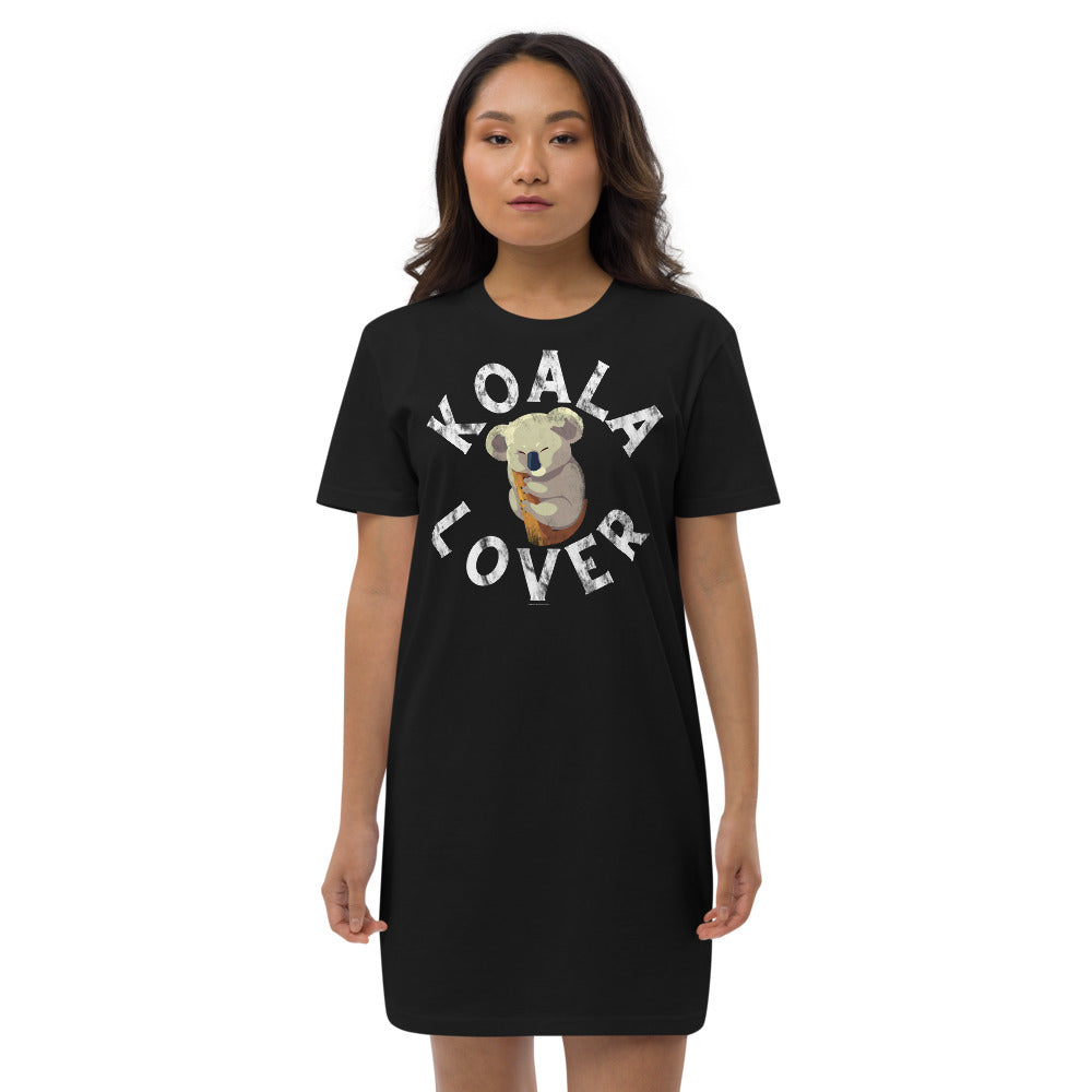 Koala Lover Organic cotton t-shirt dress
