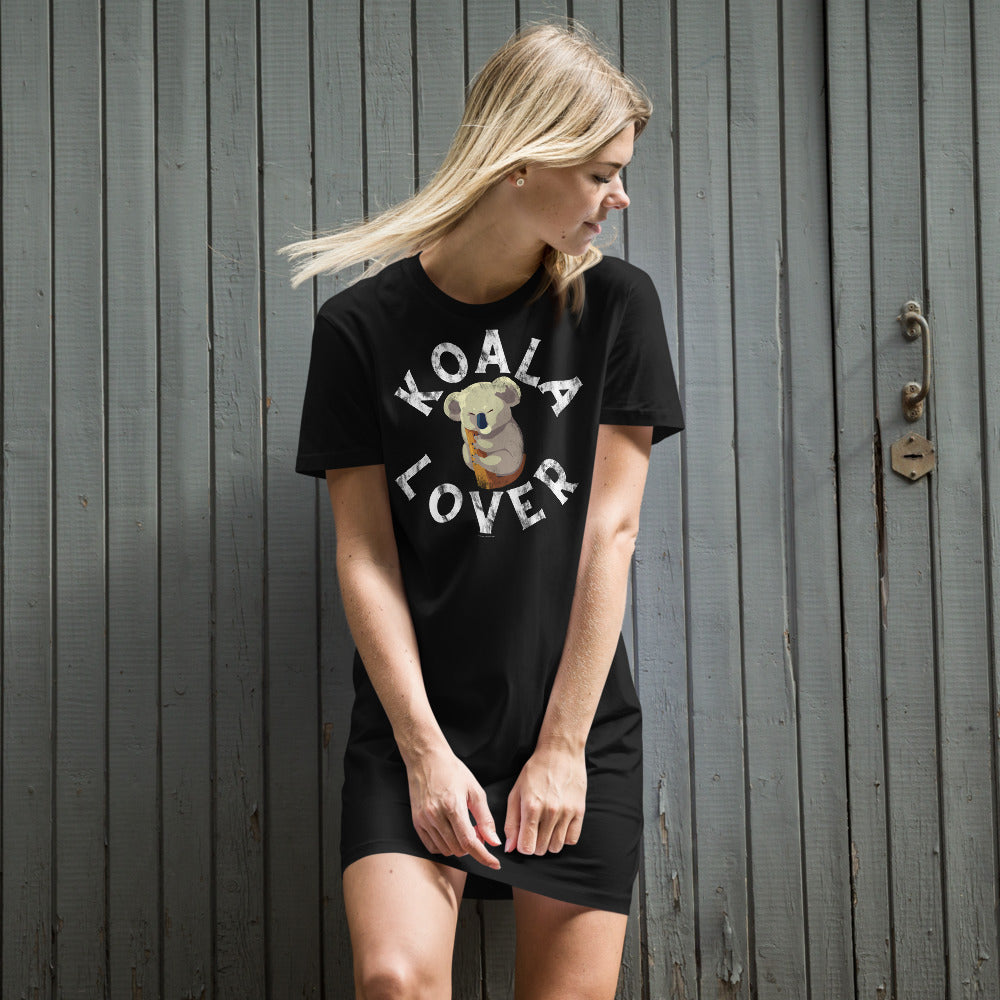 Koala Lover Organic cotton t-shirt dress