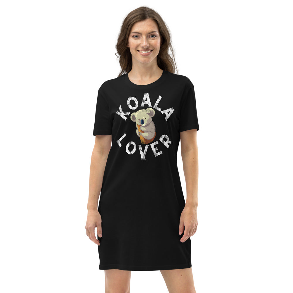 Koala Lover Organic cotton t-shirt dress