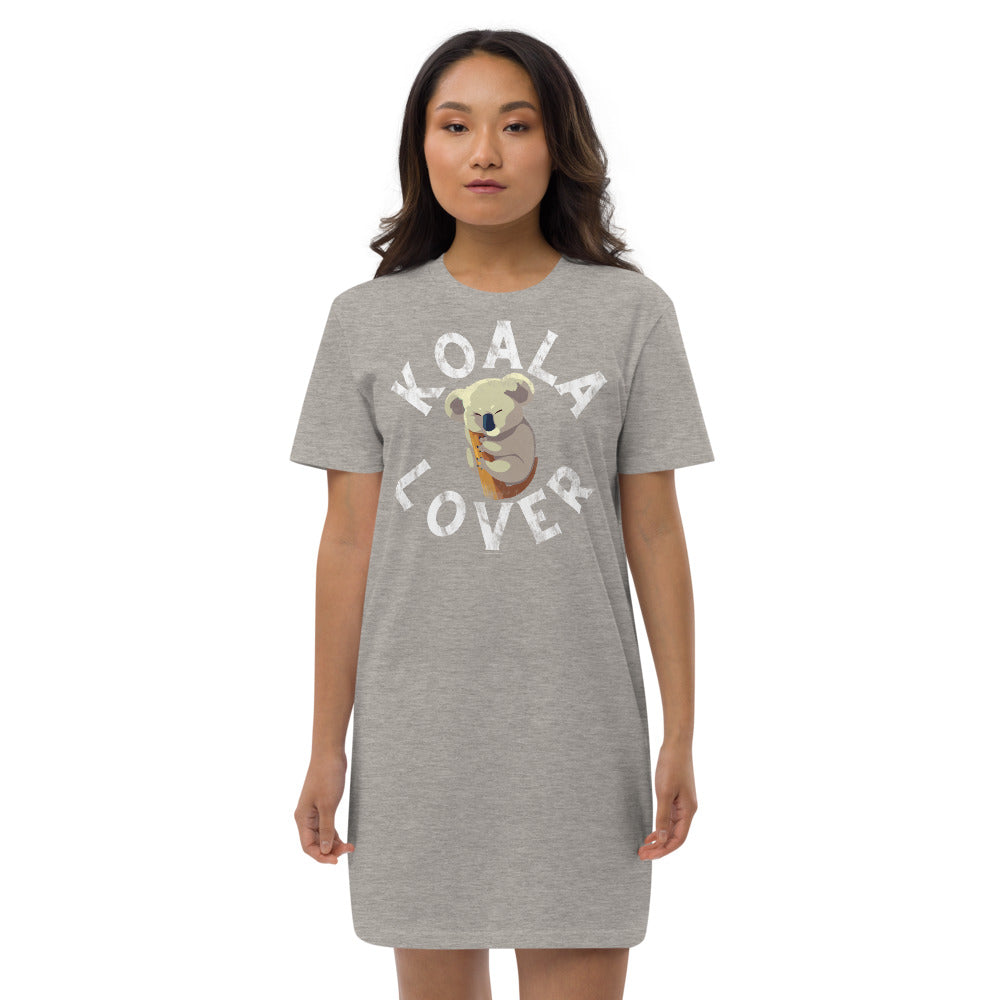 Koala Lover Organic cotton t-shirt dress