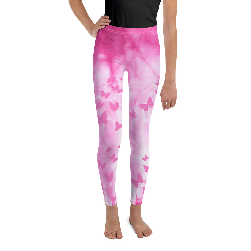 Butterfly Pink Youth Leggings