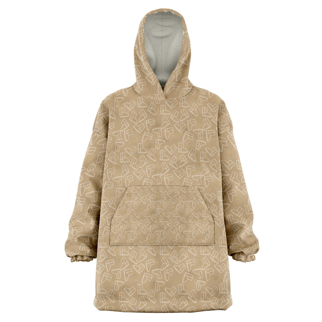 Sand Ugg Boot Snugg Oversize Hoodie