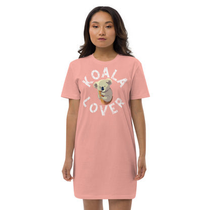 Koala Lover Organic cotton t-shirt dress